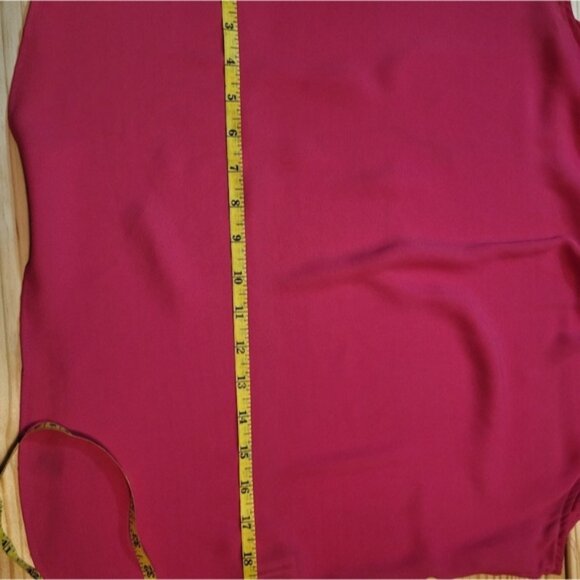 Tommy Hilfiger Pink Sleeveless Blouse Womens Size Small Ruffle Spring Summer - Picture 8 of 11